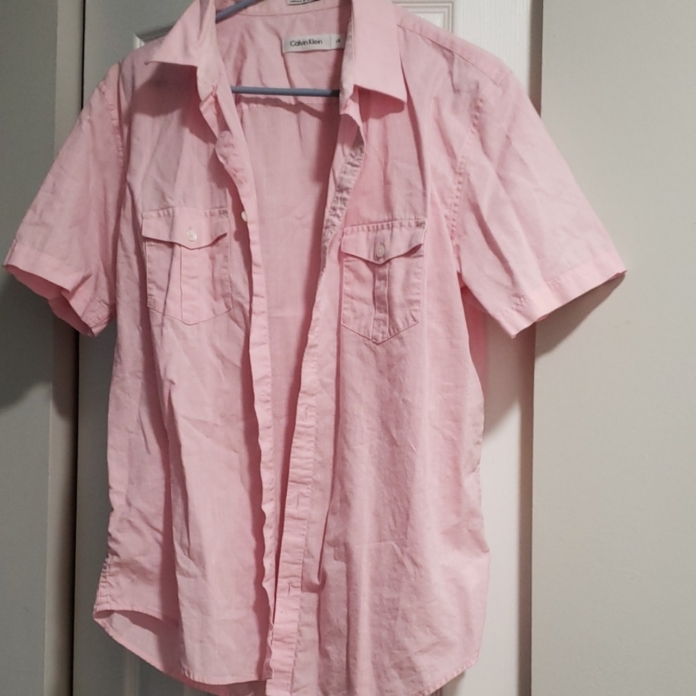 Calvin Klein pink short sleeve